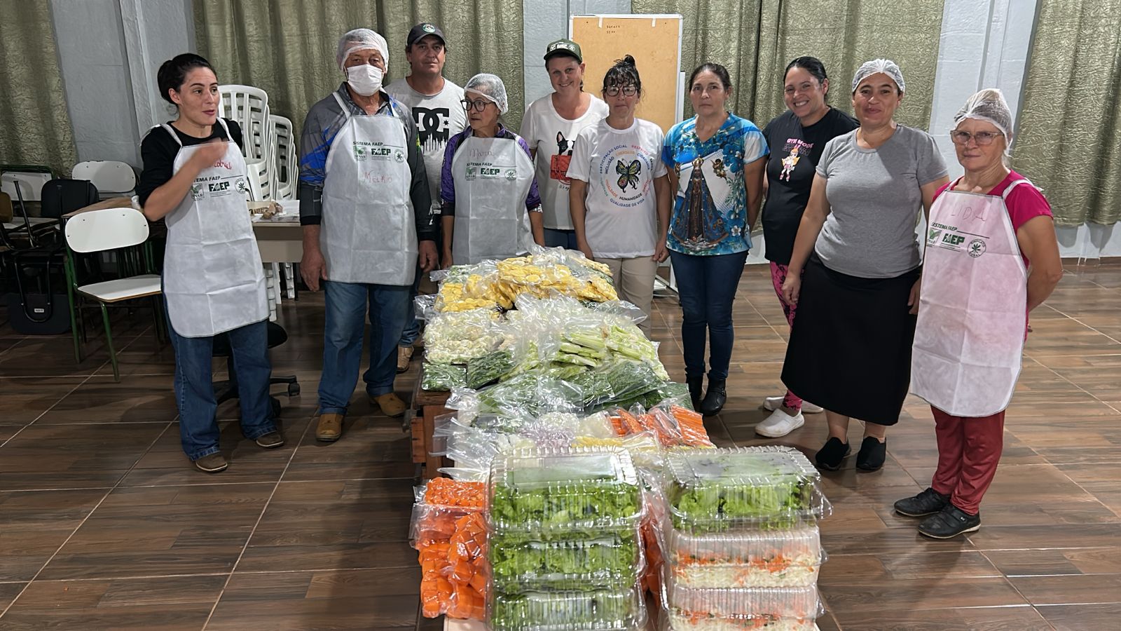 Capacitação em produtos minimamente processados fortalece geração de renda no distrito do Guairacá