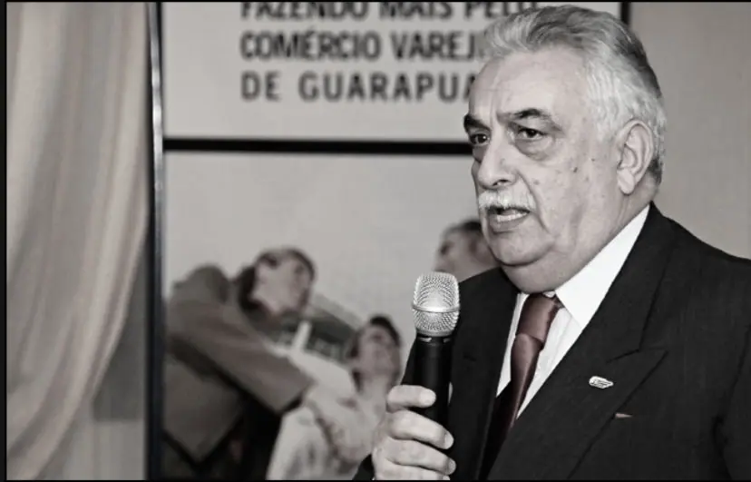 Prefeito de Guarapuava decreta luto oficial de três dias pelo falecimento de Abrão José Melhem; velório ocorre no Paço Municipal
