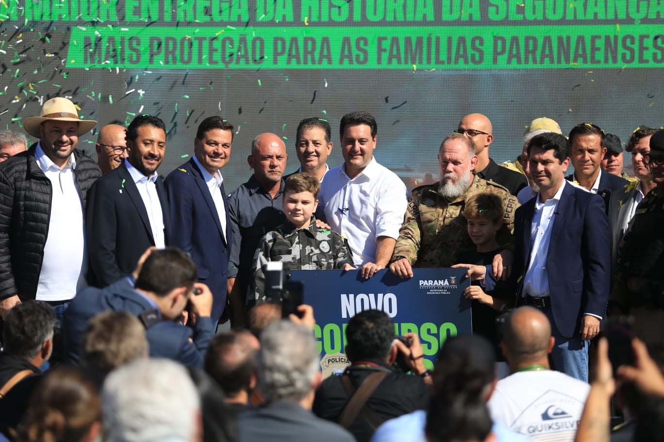 R$ 338 milhões: Ratinho Junior anuncia maior investimento da história em segurança pública