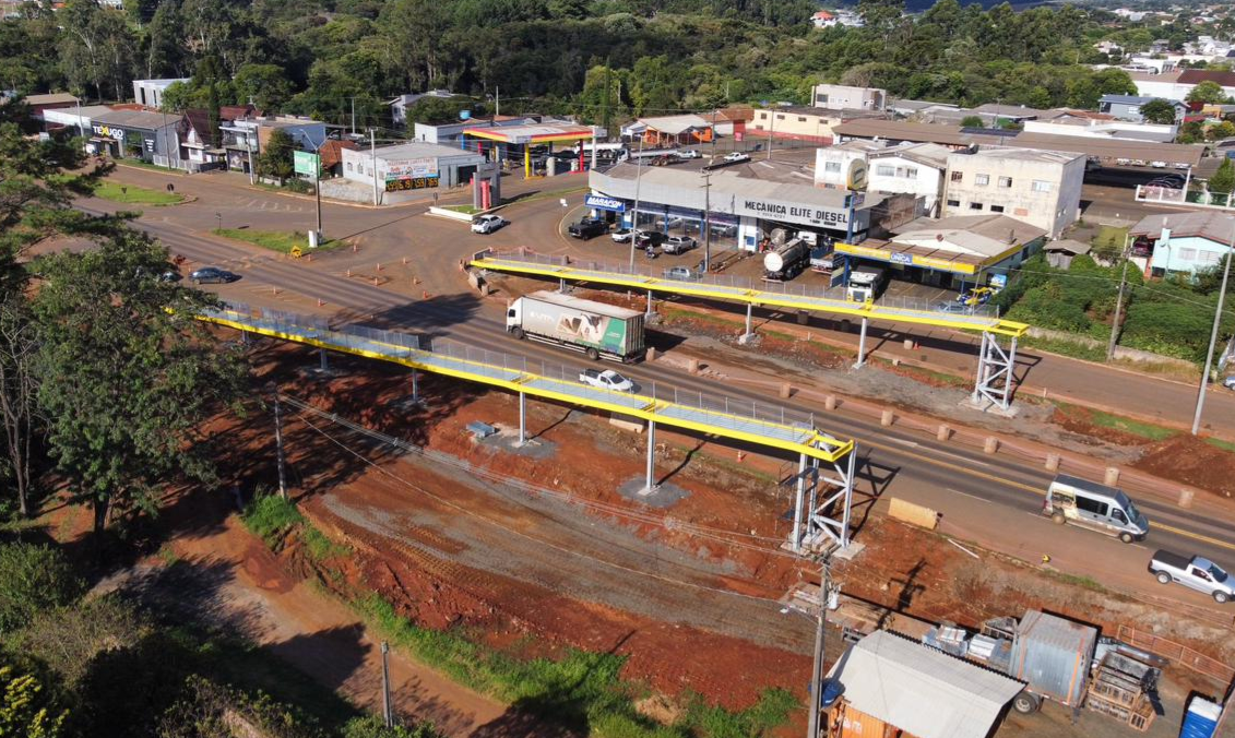 Pitanga terá interdição de rodovia nesta quarta (8) para avançar em obra de nova passarela: VEJA O HORÁRIO!