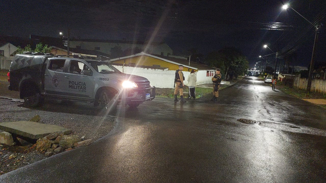 Operação da PM prende três pessoas em Guarapuava